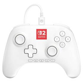Gamepad PowerA Advantage - Nintendo Switch 2 Lumectra biely

