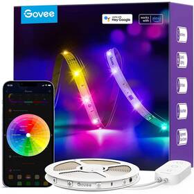 LED pásik Govee WiFi RGBIC Smart LED PRO, 5m 
