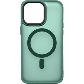 Kryt na mobil Mobilnet Frosted s podporou MagSafe na Apple iPhone 15 Pro zelený

