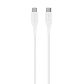 Kábel Puro USB-C/USB-C 30 W, 1 m biely

