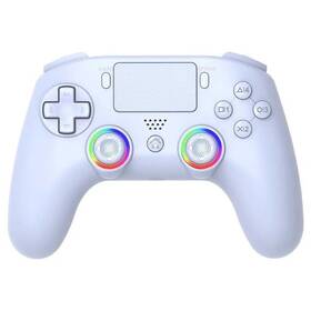 Gamepad SUPERDRIVE Wireless LED PS5/PC biely

