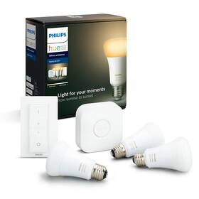 Štartovacia sada Philips Bluetooth 9W, E27, White Ambiance + Switch, Bridge 

