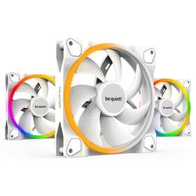 Ventilátor be quiet! Light Wings PWM 140mm (3 ks) biely

