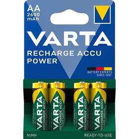 Batéria nabíjacia Varta Power, HR06, AA, 2600mAh, Ni-MH, blister 4ks 

