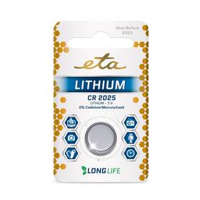 Batéria lítiová ETA CR2025, blister 1ks 

