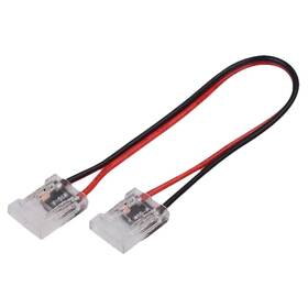 Konektor Solight prepojovacie, flexibilné, pre COB LED pásiky 0,8cm, dĺžka 15cm čierna farba
