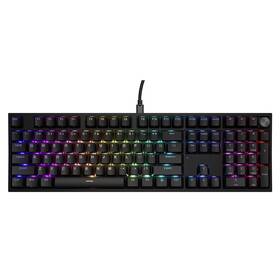 Klávesnica Genesis THOR 404 RGB, Outemu Peach Silent, US layout čierna

