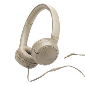 Slúchadlá JBL Tune 530, Jack 3.5 mm béžová

