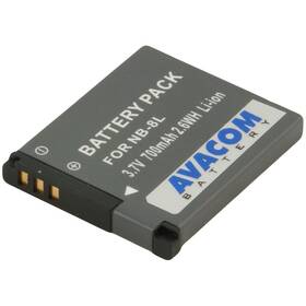 Batéria Avacom Canon NB-8L Li-Ion 3.7V 700mAh 2.6Wh sivá

