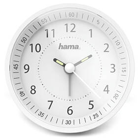 Budík Hama Roundly biely

