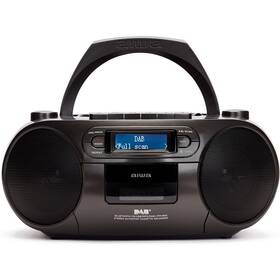 Rádiomagnetofón s DAB+/CD AIWA BBTC-660DAB čierna farba
