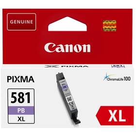 Cartridge Canon CLI-581XL PB, 505 strán - foto modrá 

