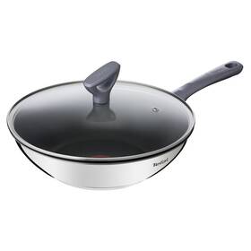 Panvica WOK Tefal G7309955, 28 cm, pokrievka nerez

