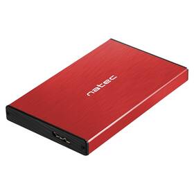 Box na HDD Natec Rhino Go, 2,5" SATA, 3.2 Gen1 červený

