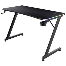 Herný stôl Trust GXT 709 Luminus RGB čierna farba
