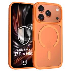 Kryt na mobil 3mk na Apple iPhone 17 Pro Max - Hardy Hazy MagCase oranžový

