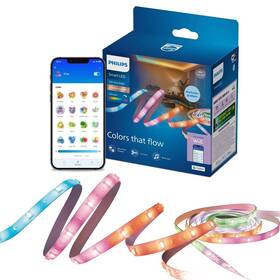 LED pásik Philips Smart LED RGBIC LED strip 4m Type-C biely

