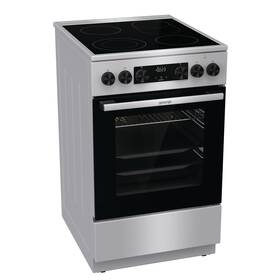 Sklokeramický sporák Gorenje GECS5C70XA nerez
