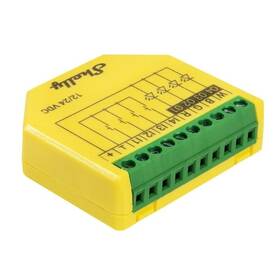 Modul Shelly Plus RGBW, stmievač pre LED pásky, WiFi žltý

