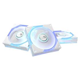 Ventilátor Asus ROG Eurux GR120 ARGB Reverse White Edition, 3 ks biely


