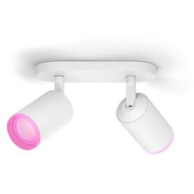 Bodové svietidlo Philips Fugato White and Color Ambiance 2 Spot biele

