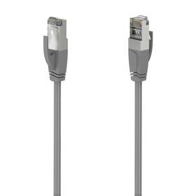 Kábel Hama sieťový (RJ45), Cat5e, 10m, tienený (200671) sivý