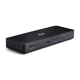 Dokovacia stanica Club3D 16v1 ThunderBolt 4, 2xThunderbolt/3xDP/2xHDMI/3xUSB/RJ45/SD-TF Karta/1xUSB-C 150W PD čierna

