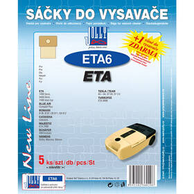 Vrecká pre vysávače Jolly ETA 6 (5 ks) 

