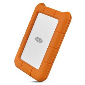 Externý pevný disk Lacie Rugged 2TB, USB-C oranžový

