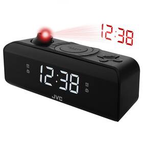Rádiobudík JVC RA-E211B čierna farba
