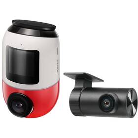 Autokamera 70mai 4K Omni X800 Dual + RC14 + SD karta 128GB biela/červená

