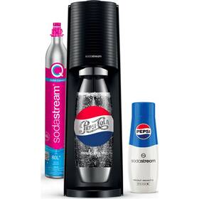 Výrobník sódovej vody SodaStream Terra Black PEPSI Megapack čierny

