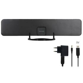 Izbová anténa Evolveo Xany 2B LTE 230/5V, 43dBi aktívna izbová DVB-T/T2, LTE filter 


