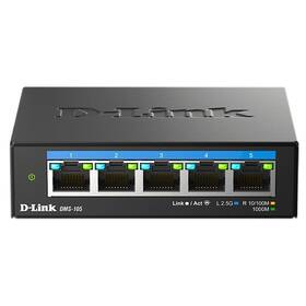 Switch D-Link DMS-105/E 5-port 2.5G Multi-Gigabit čierny

