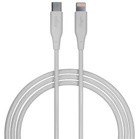 Kábel Allity AUC-02, 27W, USB-C/Lightning, 2m biely

