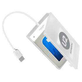Box na HDD Axagon USB 2.0 SLIMport adaptér pro 2.5" HDD sivý/biely

