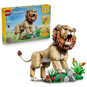 Stavebnica LEGO® Creator 3 v 1 31386 Divoké zvieratá: Majestátny lev 

