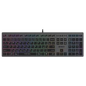 Klávesnica A4Tech FX60 Neon, CZ sivá

