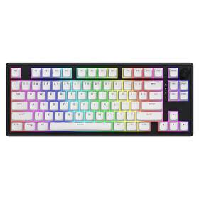 Klávesnica HATOR Skyfall 80 Wireless, US layout čierna/biela

