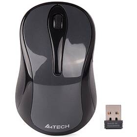 Myš A4Tech G3-280N, V-Track, 1200 DPI, 2,4GHz sivá

