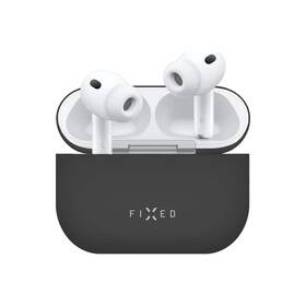 Príslušenstvo FIXED Ultratenké silikonové pouzdro Silky pro Apple AirPods Pro 3 čierne

