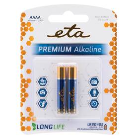 Batéria alkalická ETA AAAA, blister 2ks 


