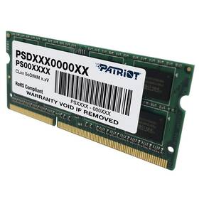 Pamäťový modul SODIMM Patriot 8GB DDR3 1600MHz CL11 

