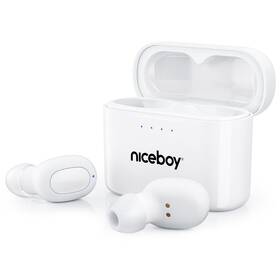 Slúchadlá Niceboy Podsie 4 biela


