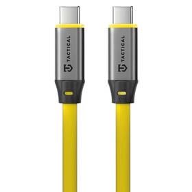 Kábel Tactical Fat Man 2.0 USB-C/USB-C 1m žltý

