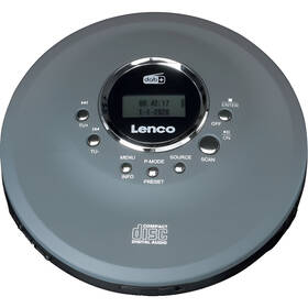 Discman Lenco CD-400 sivý

