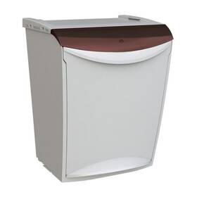 Odpadkový kôš na triedený odpad Denox 24300.839, 25 l hnedý

