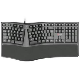 Klávesnica C-Tech Ergo KB-113E, CZ/SK Layout čierna

