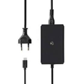 Sieťový adaptér Nedis GaN 45 W, univerzální, USB-C čierny

