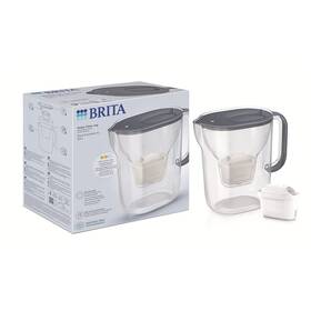 Filtrácia vody BRITA Style Essential XL, 3,6 l + 1 filtr sivá

